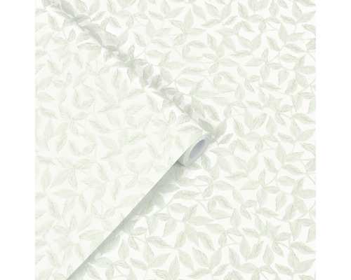 Behangrol met bladmotief