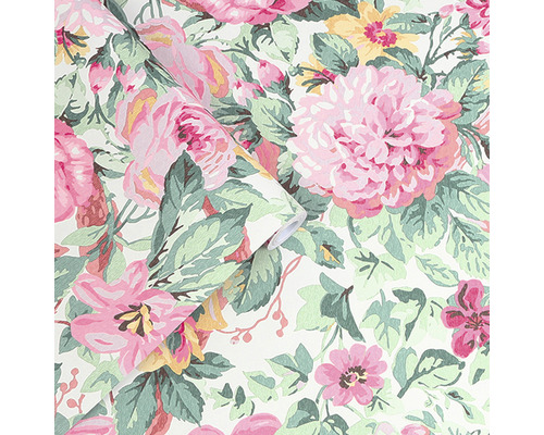 Behangrol met bloemmotief