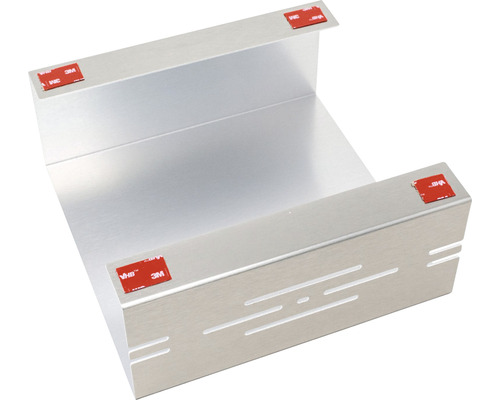 Metalen kanaal met plakstrips voor bevestiging