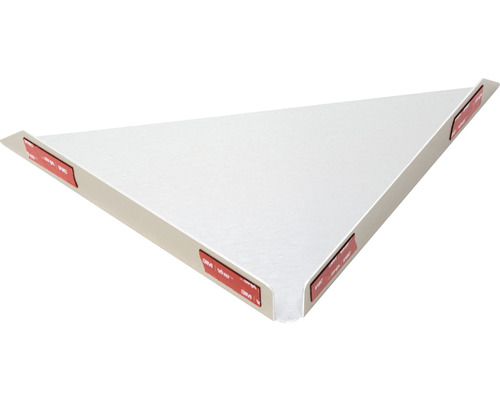 Driehoekige wandplank met plakstrips