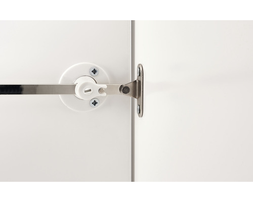 Meubelbeslag voor kastdeur begrenzing