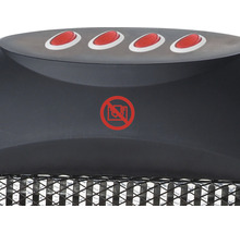 Symbool: Gooi geen batterijen in de oven