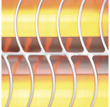 Badkamerkachel 1200 Watt zilver