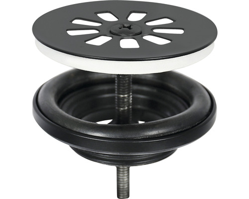 Afvoerplug van kunststof en rubber