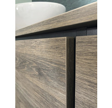 SANOX Badkamermeubelset Loft met wastafelblad 47x161x46 cm craft oak