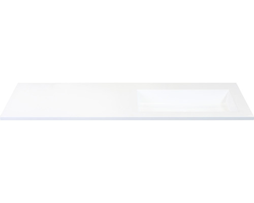 Wastafelblad met rechthoekige wasbakuitsparing