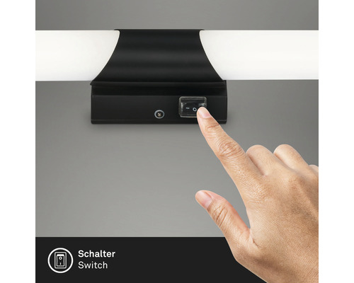 Hand bedient lichtschakelaar van een lamp