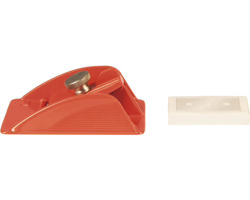 Kunststof schaaf met stelschroef en reservemessen