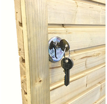 BERTILO Fietsberging - tuinkast Woodline incl. vloer antraciet, 202x106x142 cm-thumb-26 BERTILO Fietsberging - tuinkast Woodline incl. vloer antraciet, 202x106x142 cm-thumb-26