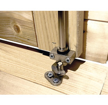 BERTILO Fietsberging - tuinkast Woodline incl. vloer antraciet, 202x106x142 cm-thumb-23 BERTILO Fietsberging - tuinkast Woodline incl. vloer antraciet, 202x106x142 cm-thumb-23