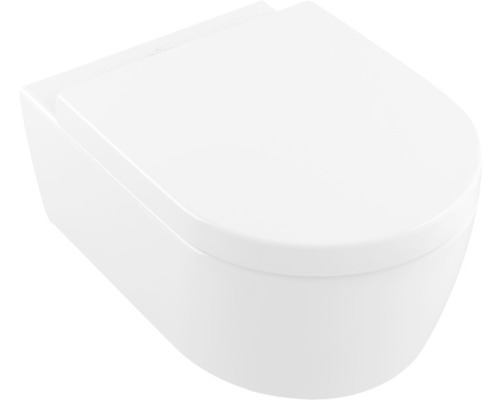 VILLEROY & BOCH Wand-wc pack Avento inclusief toiletzitting met softclose en quickrelease wit