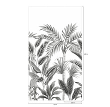 Vliesbehang met plantenmotief