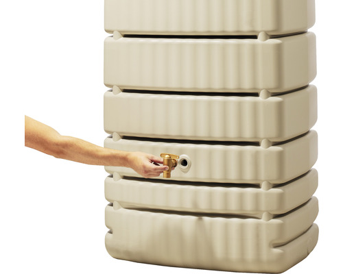 Regenwatertank met kraan en handbediening