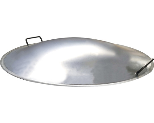 Metalen vuurschaalafdekking met handgrepen