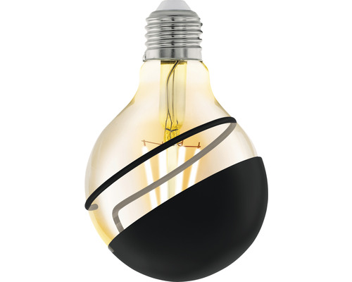 Decoratieve gloeilamp met gedeeltelijk gecoat oppervlak