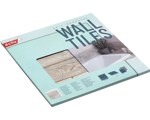 D-c-fix zelfklevende wandtegels met houtlook, verpakt
