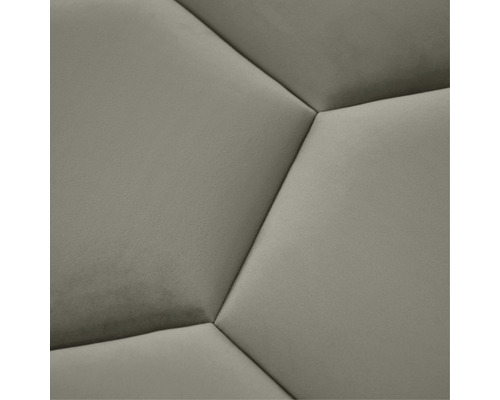 Gedetailleerde foto van een grijs wandpaneel