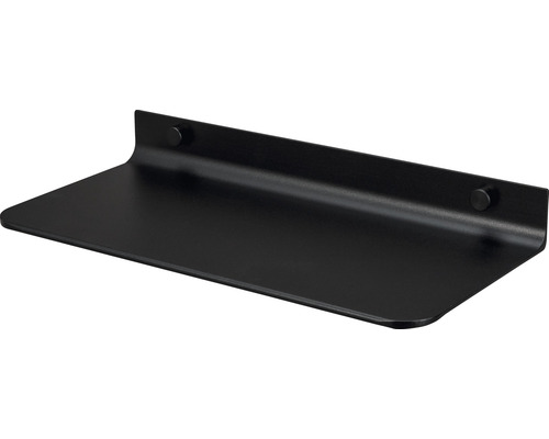 Zwarte wandplank voor wandmontage