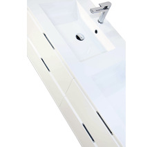 Badkamermeubel Porto 90 cm kunststeen wastafel wit hoogglans-thumb-2