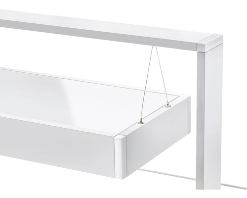 Close-up van een hangende led-plantenlamp