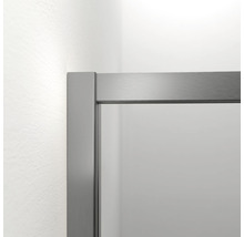 Detail van een douchecabine met frame