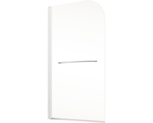 Glazen douchewand met handgreep