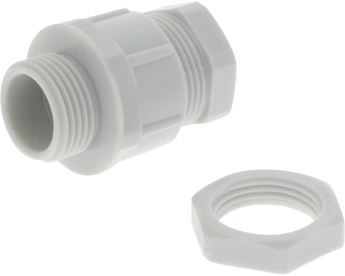 Kunststof kabelschroefverbinding met contramoer