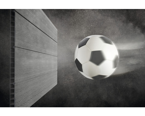 Gevelbekleding en voetbal