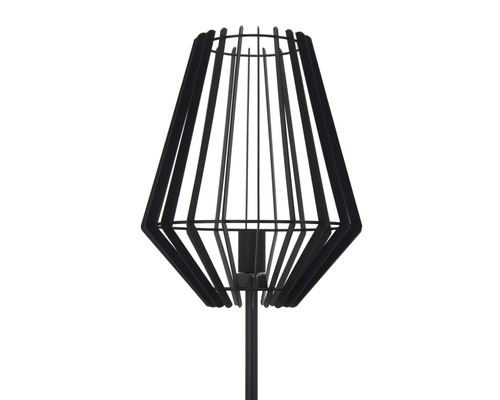 Decoratieve staande lamp met geometrische lampenkap