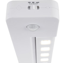 Detailopname van een ledlamp met bewegingsmelder en tijdschakelaar