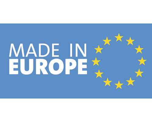 Gemaakt in Europa teken