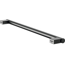 Zwarte handdoekhouder voor wandmontage