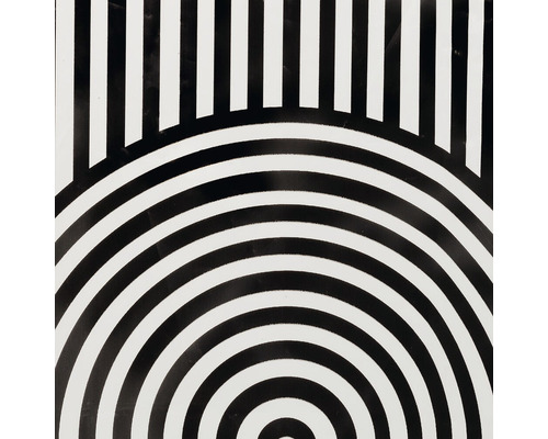 Abstract patroon met strepen en halve cirkelvormen