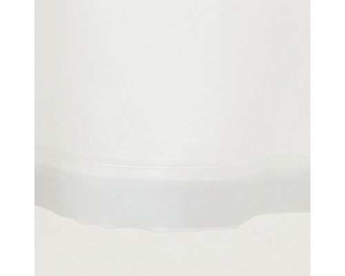 Detailopname van een wit gordijn