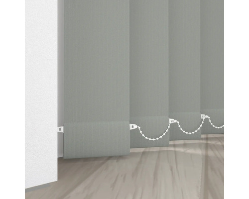 Grijze lamellen met bedieningskoord