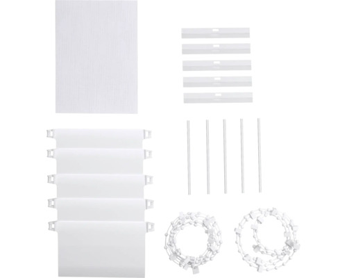 Onderdelen voor een verticale jaloezie