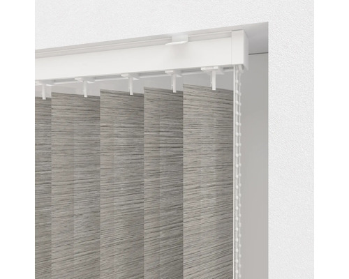 Verticale jaloezie met lamellen en bedieningselementen