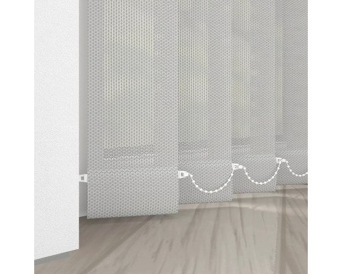 Verticale jaloezieën van stof met kettingbediening voor het raam