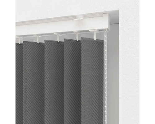 Verticale jaloezie met textuur op een raam