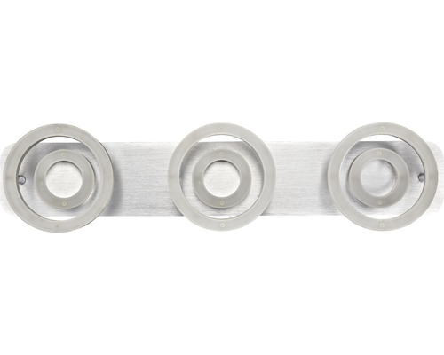 Bevestigingsrail met drie lamphouders