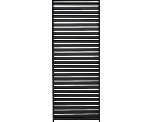 Schermelement met horizontale lamellen