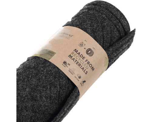 Deurmat van gerecyclede materialen, opgerold