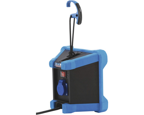 Bouwstroomverdeler met haak om op te hangen