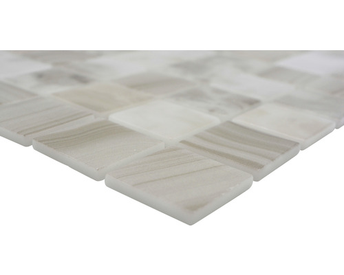 Glazen mozaïektegel