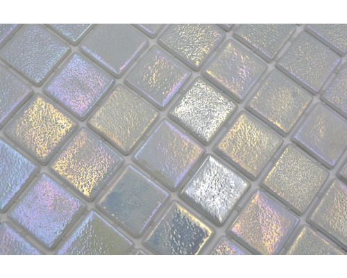 Close-up van vierkante glazen mozaïektegels
