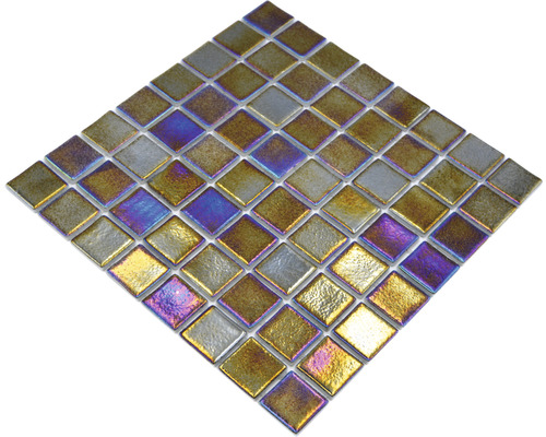 Mozaïektegels vierkant gerangschikt