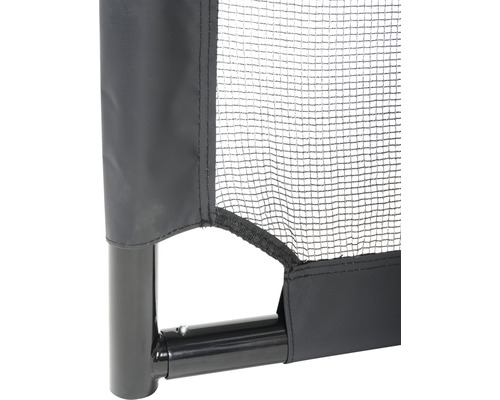 Detailopname van een balvanger met net en frame