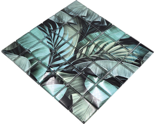 Mozaïektegel met plantenmotief