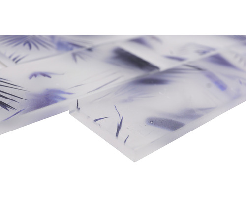 Decoratieve tegel met plantenmotief