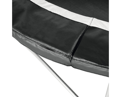 Detailopname van een trampoline randafdekking